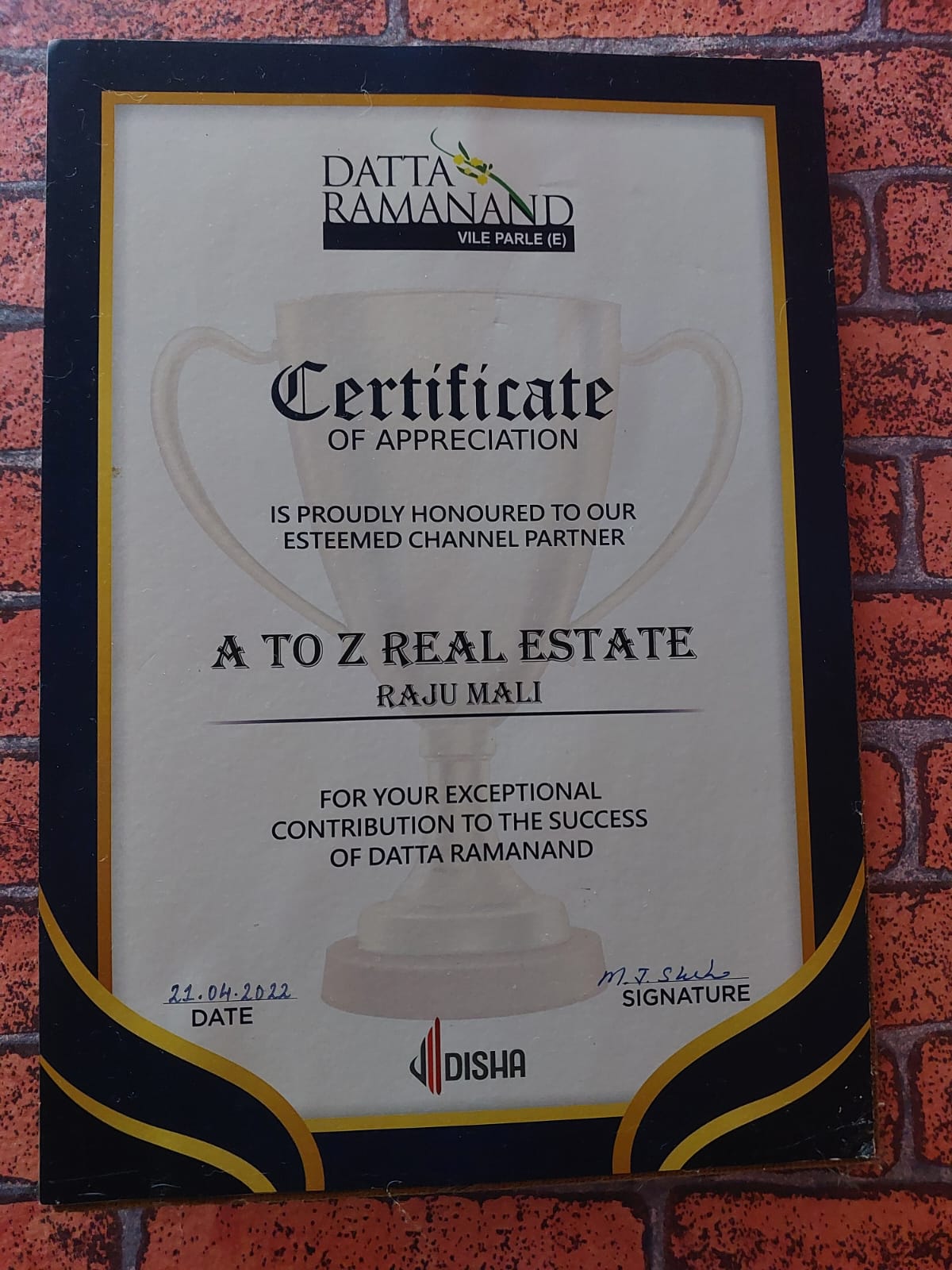 Certificate 1